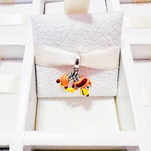 925 Sterling Silver Toy Story Slinky Dog Dangle Charm Fits Pandora Bracelets